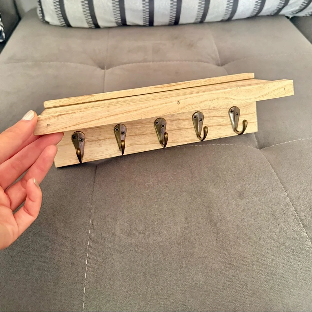 Wood Wall Shelf Organizer